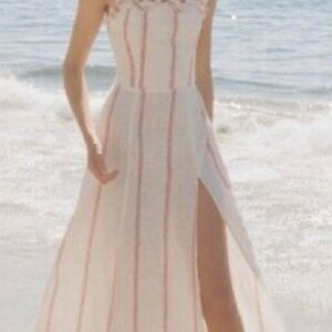 Reformation “Lavender” Linen Midi Dress size 4